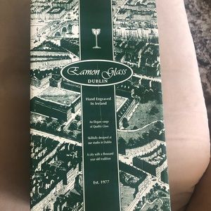 Eamon Irish Crystal Champagne Flutes NIB